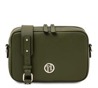 TUSCANY LEATHER TLBag Sac bandoulière pour portable en cuir souple Bordeaux