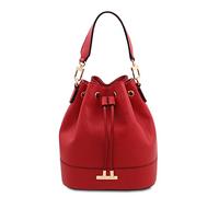 Tuscany Leather TLBag - Sac seau en cuir (Rouge Lipstick)