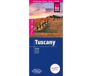 Tuscany Map 1:200,000: Waterproof and tear resistant