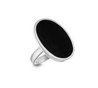 Tuscany Silver - Bague Femme - Argent 925/1000 Argent Noir Onyx