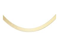 Tuscany Silver Collier femme en argent sterling plaqué or, chaîne triple maille hareng 40, longueur 41 cm (16")