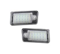 tusgt D'immatriculation lampe Pour A3 S3 8P Pour A4 S4 B6 B7 Pour A6 C6 S6 Pour A8 Pour Q7 2 Pièces Voiture Arrière LED Éclairag Plaque D'immatriculation Lampe Automatique DC12V