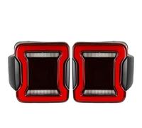 tusgt Feux Arrière Voiture Pour Jeep Pour Wrangler Pour JK 2007-2017 2x LED Feux Jour Recul Ensemble Feux Arrière Voiture Boîtier Feu Arrière(B)