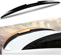 tushijie Aileron de Toit Arrière en ABS pour Benz E Class 4-Door W212 2010-2016 - Becquet Arrière de Coffre - Amélioration Aérodynamique,Carbon Fiber Look/A