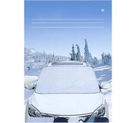 tushijie Bâche Pare-Brise pour BMW 5 Serie F10 2009-2017, Protection 4 Saisons Contre Neige Gel Givre & UV,150 * 110/A