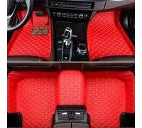 tushijie Tapis de Sol Voiture pour BYD Seal U Dmi 2021-2025, sur Mesure - Imperméable et Antidérapant en PU Cuir, Set Complet Protection Maximal,Red/E