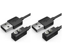 TUSITA Câble Chargeur Magnétique Compatible avec LEDLENSER P&H Models - 1.2M / 4ft. (Lot de 2)