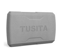TUSITA Cas pour Garmin Striker 7cv 7dv 7sv, Striker Plus 7cv 7sv - Housse de Protection en Silicone Peau - Navigateur GPS Portable Accessoires