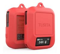 TUSITA Coque en silicone compatible avec Garmin inReach Messenger Plus, rouge - Accessoires pour système GPS