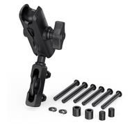 TUSITA Moto Support Réservoir Embrayage Frein Guidon Base à Bille Taille B 1", Bras Double Emboîtement - B Taille Moyen