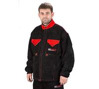 Tusker Code Black Veste de soudure en cuir de qualité supérieure, M, 1