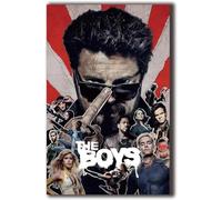 TusPersonalizables Affiche sur papier d'impression sans cadre Format A3 28 x 43 cm - Poster - Salle de séjour - Rétro - Super-héros - The Boys