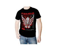 TusPersonalizables T-shirt en coton pour homme du zodiaque Armadura Pegaso, Noir , XXL