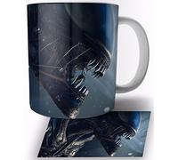 TusRelojes Alien Aliens Xenomorph Tasse en Céramique Blanche 325ml Mug