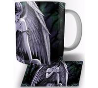 TusRelojes Anne Stokes Woman Skull Tasse en Céramique Blanche 325ml Mug