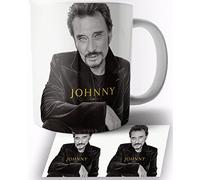 TusRelojes Johnny Hallyday C Tasse en Céramique Blanche 325ml Mug