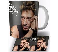 TusRelojes Johnny Hallyday Tasse en Céramique Blanche 325ml Mug