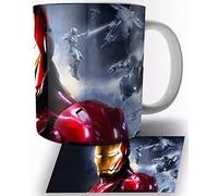 TusRelojes The Avengers Iron Man Tasse en Céramique Blanche 325ml Mug