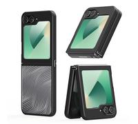 Tussvie Coque pour Samsung Galaxy Z Flip 6 [Étanche & Antichoc] Housse Samsung Z Flip 6 Protégé Téléphone Etui Case Transparent Portable Robuste Intégrale Étui pour Samsung Galaxy Z Flip 6 (Noir)