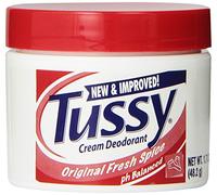 Tussy - Crème déodorante - Parfum original d'épice frais - 50 ml (Lot de 6)