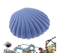 Tuster Pour Boucles D'Oreilles Coquille - Porte De Bijoux Creative Avec Coquilles De Mer, Boîte À Bijoux En Forme De Coquille Portable | Boîte À Bijoux Avec Coquille De Petites Coques Pour