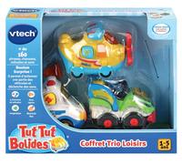 TUT TUT AVENTURES TUT TUT BOLIDES - COFFRET TRIO LOISIRS (AVION + FORMULE 1 + BUS)