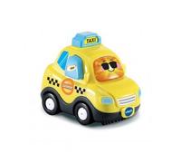 Tut Tut Bolide Fille - Voiture Leonie Jolie Taxi Jaune - Mon 1er Vehicule sons et lumiere, version FR - Set Jouet bebe et carte