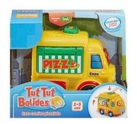 pour tut tut Bolide Ville - Enzo Camion pizzaiolo - Food Truck, Marchand Pizza - Jouet interactif - Set vehicule Enfant et Carte