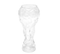 Tutamaz Verres à bière en forme de coupe du monde de football, en forme de coupe du monde, en verre, réutilisables, verres à bière transparents, pour bière, cocktails, boissons, fête de football (B