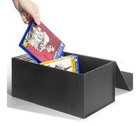 Tutata Boîte de Rangement pour Jeux Vidéo Compatible avec PS5 PS4 PS3 Xbox 1, Boîte de Protection Magnétique pour Coques de Jeu, Stockez jusqu'à 20 Coques - 1 Paquet