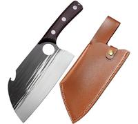 TUTCHUAN Japonais cuisinier couteau de cuisine forgé à la main plein Tang acier au carbone haut maison et extérieur cuisinier avec manteau