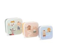 Tutete Boîtes Repas Enfant Micro-ondables Lot De 3 | The Three Little Pigs