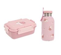 Tutete Coffret Repas Basic Thermo pour Enfants | Boîte Bento 900 ml et Bouteille Isotherme 750 ml avec Housse Isotherme | Idéal École, Sport et Loisirs | Magical Unicorn