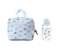 Tutete Coffret Repas Essentiel pour Enfants | Pack Sac Isotherme avec Gourde Tritan 500 ML | Léger, Pratique et sans BPA | Idéal École, Crèche et Sorties | City Cars