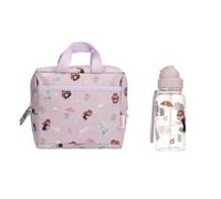 Tutete Coffret Repas Essentiel pour Enfants | Pack Sac Isotherme avec Gourde Tritan 500 ml | Léger, Pratique et Sans BPA | Idéal École, Crèche et Sorties | Fantastic Girl