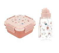 Tutete Coffret Repas Quotidien pour Enfants | Boîte Bento 780 ml et Gourde Tritan 500 ml | Sans BPA, Pratique et Léger | Idéal École, Crèche et Sorties | Geometric Nature