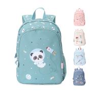 Tutete Grand Sac à Dos Scolaire Ergonomique en RPET Imperméable | Pandas in Space
