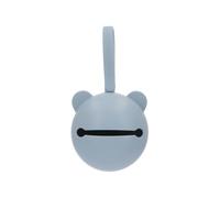 Tutete Porte-tétine bébé en silicone | Trousse hygiénique avec poignée pour poussette et sac de maternité | Boîte porte-tétine pour 3-4 unités | Bear Sky