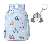 Tutete Sac à Dos Scolaire pour Enfants | Cartable rembourré de petite taille idéal pour l'école maternelle | 100% RPET avec fermeture sécurisée et poches fonctionnelles | City Cars