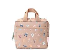 Tutete Sac isotherme Repas Enfant | Sac Repas Petit et facile à utiliser pour les enfants | Idéal pour les déjeuners et les goûters | Exterieur impérmeable, lavable et résistant | Funny Letters
