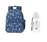 Tutete Set Sac à Dos École Maternelle | Sac à Dos Petite Taille avec Gourde Tritan 500 ML pour Enfant | Léger, Pratique et sans BPA | Idéal Crèche, École et Sorties | Magical Forest