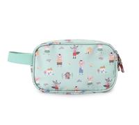 Tutete Trousse de Toilette Enfant Lavable en RPET avec 2 Compartiments | The Three Little Pigs