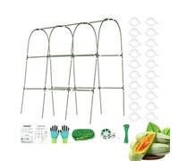Tuteur à Concombres - Arche Métallique pour Concombres De Jardin | Structure en U Résistante aux Intempéries pour Grimpantes, Serre et Culture Urbaine