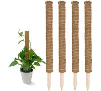 Tuteur coco - 4 pièces / 60 cm - Tuteur pour plantes (60 cm / 4 pièces)