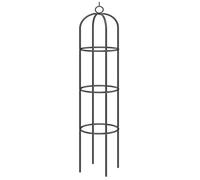 Deuba Tuteur de Jardin 200 cm Colonne rosiers Support pour Plantes grimpantes Ø 40 cm Obélisque de Jardin