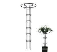 Tuteur de jardin en métal résistant aux intempéries pour plantes grimpantes, fleurs, roses et tomates, support stable pour jardin, extérieur et parterres de fleurs, taille au choix