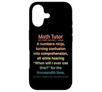 Tuteur de mathématiques drôle Coque pour iPhone 17