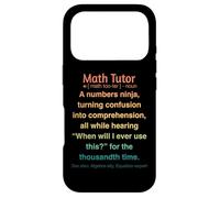 Tuteur de mathématiques drôle Coque pour iPhone 17 Pro