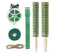 Tuteur de mousse pour Monstera | Tuteurs qui maintiennent l'humidité et réutilisables, piquets de mousse pour grimpantes - Pour d'appartement, balcon, terrasse, jardin, serre