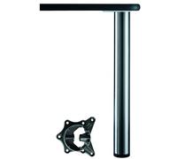 Tuteur De Table Alto 110 Cm Ø 60 Mm Hauteur Réglable +25 Mm Chrome Brillant